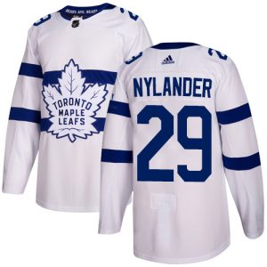 Herren Toronto Maple Leafs Eishockey Trikot William Nylander #29 Authentic Weiß 2018 Stadium Series